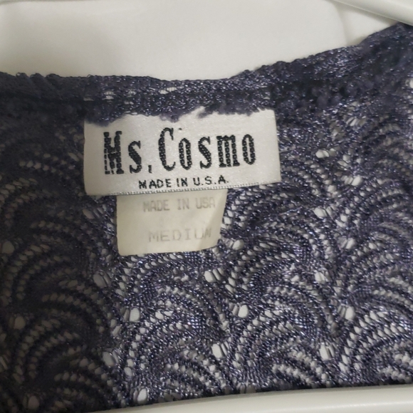VintageMs Cosmo long sleeve  cardi - Picture 5 of 8